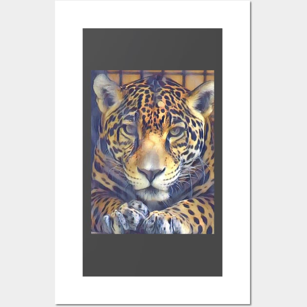 Jaguar Wall Art by Sharonzoolady